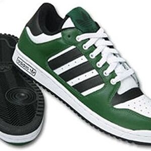 Adidas Men's Green and Black Sneakers